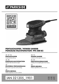 Notice PARKSIDE PPS 200 B2 Ponceuse