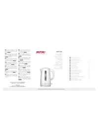 Notice MPM MCZ101 Bouilloire électrique