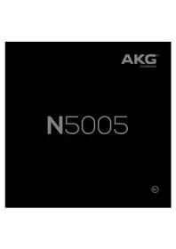 Notice AKG N5005 Bouchon d'oreille