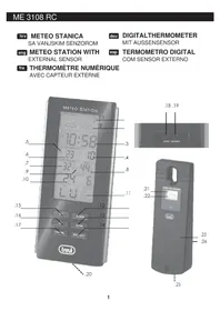 Notice Trevi ME 3108 RC Station Météo