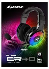 Notice Sharkoon RUSH ER40 Casque