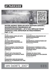 Notice PARKSIDE PWT 11 A1 Répulsif animal automatique