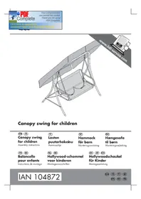 Notice FLORABEST IAN 104872 Balançoire extérieure