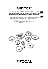 Notice FOCAL ACX 165 Haut-parleur voiture