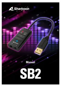 Notice Sharkoon SB2 Carte son externe