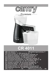 Notice CAMRY CR 4011 Gyümölcsprés