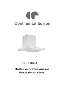CONTINENTAL EDISON CEH6060IX - Hotte