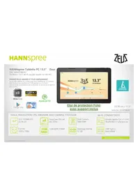 Notice HANNSPREE PAD ZEUS Tablette