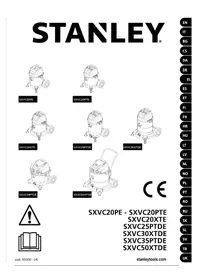 Notice STANLEY SXVC25PTDE Stofzuiger