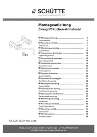Notice Schütte CESTI Robinet