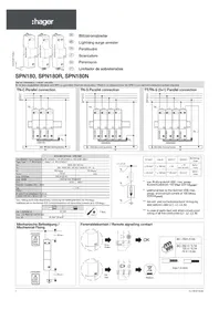 Notice HAGER JF801SPD Parafoudre