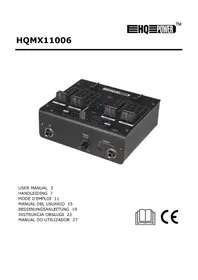 Notice HQ Power HQMX11006 Mezclador de audio