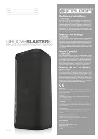 Notice Reloop GROOVE BLASTER BT Haut-parleur