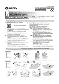 Notice OPTEX WXIRAM Détecteur