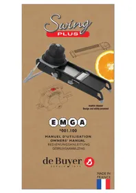 Notice de Buyer SWING PLUS 001100 Trancheuse