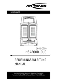 Notice ANSMANN HS4500RDUO Chargeur de batterie