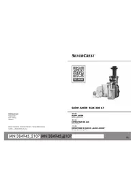 Notice SILVERCREST SSJK 300 A1 Centrifugeuse