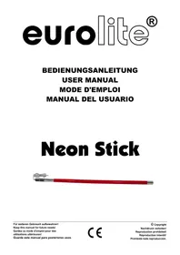Notice Eurolite NEON STICK T5 Éclairage
