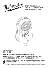 Notice MILWAUKEE 5317DE Accessoires pour outils électriques