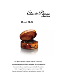 Notice Classic Phono TT34 Platine_disque