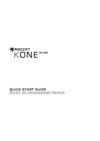 Notice ROCCAT KONE XP AIR Souris