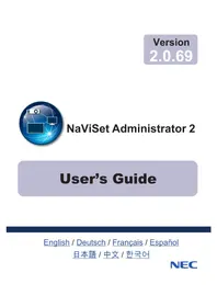 Notice NEC NAVISET ADMINISTRATOR 2 Software license & extension