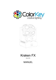 Notice ColorKey KRAKEN FX Machine à effet