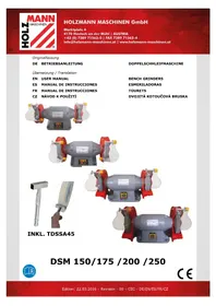 Notice Holzmann DSM 200 Grinder