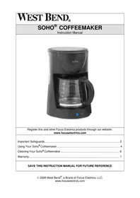 WestBend SHCM100 - Coffee machine