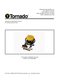 Notice TORNADO 97130 Aspirateur