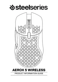 Notice STEELSERIES AEROX 5 WIRELESS Souris