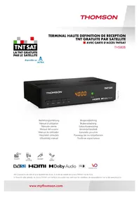 Notice THOMSON THS808 Décodeur satellite