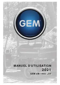 Notice GEM EM1400 LSV (2021) Voiture