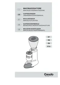 Notice Ceado E8 Machine à café