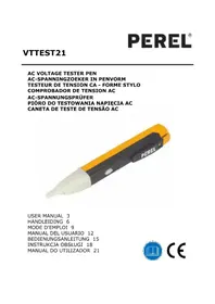 Notice Perel VTTEST21 Multimeter
