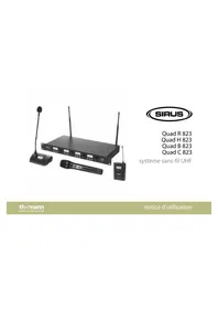 Notice Sirus QUAD C 823 Microphone sans fil
