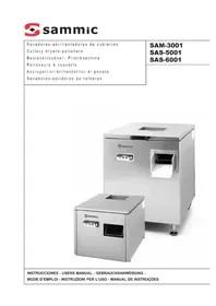 Notice Sammic SAS5001 Dishwasher