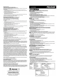 Notice Pelican 3315R Lampe de poche