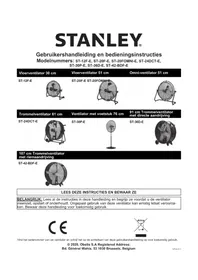 Notice STANLEY ST36DE Fan