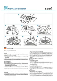 Notice Skandika MONTANA 12 SLEEPER Tente
