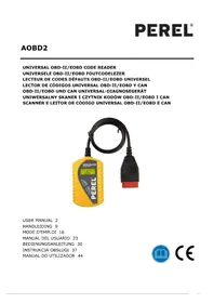 Notice Perel AOBD2 équipements de mesure
