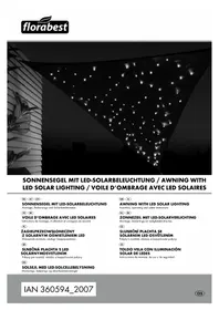 Notice FLORABEST IAN 360594 Zonnescherm zeil