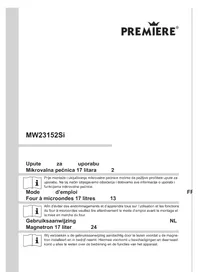 Notice AMICA 231523 Four à micro-ondes