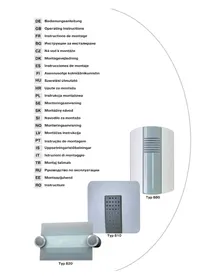 Notice REV 810 Sonnette de portes