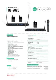 Notice RONDSON BE2020 Microphone