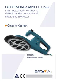 Notice Batavia GREEN KEEPER 7056815 Grasmaaier