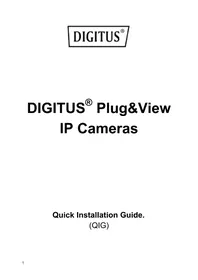 Notice Digitus PLUG&VIEW OPTIVISION PRO Caméra de surveillance