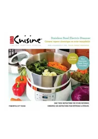 Notice Euro Cuisine FS2500 Déshydrateur alimentaire