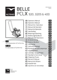 Notice ALTRAD BELLE PCLX 400 Plaque vibrante