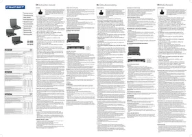 Notice Campart GA8402 Cuisinière